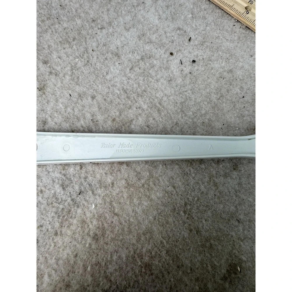 Tailor Made Nylon‎ Slotted Spatula Turner Flipper Wide White 11-1/2
